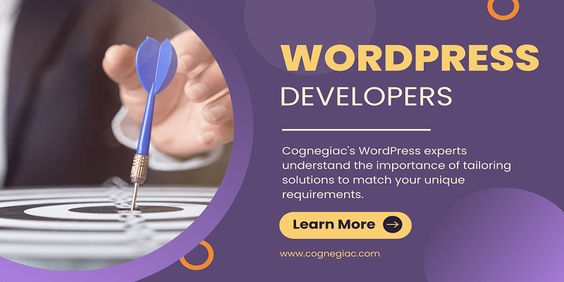 Empowering Your Digital Presence Unleashing the Expertise of Cognegiac's WordPress Developers